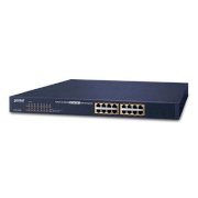 Planet FNSW-1600P + Bộ chuyển mạch Ethernet 16 cổng 10/100TX 802.3at