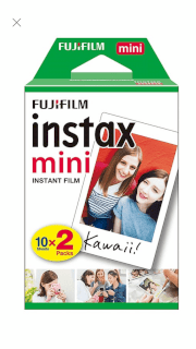 Bộ hộp 2 pack film (20 tấm) cho máy ảnh Fujifilm Instax Mini (Trắng)