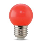 Bóng đèn led bulb tròn Rạng Đông màu đỏ LED A45 R 1W