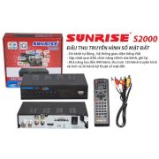 Đầu thu truyền hình số mặt đất Sunrise S2000 (Đen)
