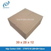 Hộp carton COD - Bình Minh PAT CTNTC10 (30×28×12)cm