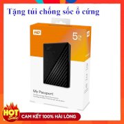 Ổ cứng di động Western MypassPort 5TB - Tặng Túi chống sốc Orico chính hãng