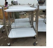 Xe đẩy 2 tầng inox Hải Minh T54