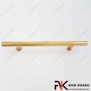 Tay nắm tủ dạng thanh bằng đồng NKD006-D10 (Phủ bì 100mm, Màu Đồng Vàng)