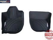 Thảm lót sàn xe ô tô Honda City 2017-đến nay Nhãn hiệu Macsim chất liệu nhựa TPV cao cấp màu đen(FDW-037)