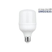 Bóng đèn LED Bulb trụ nhôm nhựa chống nước mưa ELB7036/20W