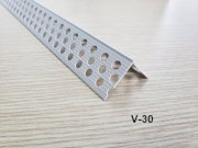 Nẹp V trát góc dương dùng trong thi công thạch cao V30x30