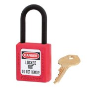 406RED_MASTER LOCK - KHÓA MÓC AN TOÀN KHÔNG DẪN ĐIỆN