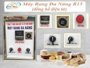 Máy rang hạt đa năng R15 (Đồng hồ điện tử)