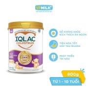 Sữa Bột IQLac Colostrum 800g Biếng Ăn Suy Dinh Dưỡng Premium Cho Bé Từ 1-10 Tuổi