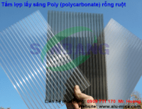 tấm nhựa lợp lấy sáng polycarbonate