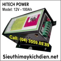 Máy Sạc Ắc Quy Tự Động Hitech Power 12V - 100Ah  Thời Gian Bảo Hành: 6 Tháng