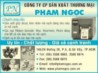 Giấy In Tem, Decal In Barcode, Mã Vạch, In Ấn Decal, Ribbon Barcode