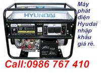 Máy Phát Điện Hyundai Chạy Dầu Diesel Công Suất 5Kw Giá Rẻ.