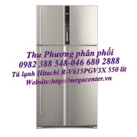 Phân Phối Tủ Lạnh 2 Cánh Hitachi 510L Màu Inox V615Pgv3Xinx Hàng Chính Hãng