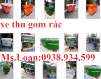 Xe Đẩy Rác 660 Lít,Xe Thu Gom Rác 4 Bánh Xe 660 Lít,Xe Đẩy Rác Bằng Tay 660 Lít,Thùng Rác 1000 Lít