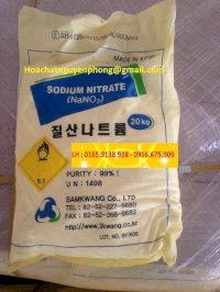 Phân Bón Nano3 , Natri Nitrate , Hàn Quốc  , Bao 20 Kg , Bao 25 Kg