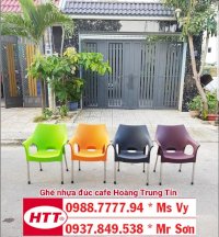 Ghế Cafe Nhựa Đúc Hoàng Trung Tín Htt2019