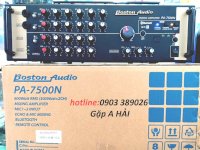 Amply Bluetooth Boston Audio Pa-7500N Công Suất Đến 600W