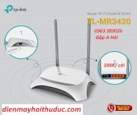 Bộ Phát Wifi Tp-Link Tp Mr3420 Hỗ Trợ Thêm Cổng Usb 3/ 4G Lte
