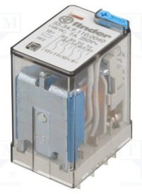 Rơ Le Finder Relay - General Purpose Relay, 55 Series, Power, 4Pdt, 110 Vdc, 7 A
