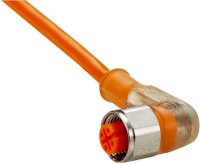 Đầu Nối Cáp 10M Có Led, Dol-1204-L10M Sick Plug Connectors 10M Cables, M12, 4-Pin, Angled, Pnp, 10M Cable With 1X Led -Indicator