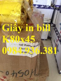 Giấy In Bill K80X45 Giá 6K/Cuộn Ở Đà Nẵng -