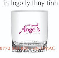 Ly Thủy Tinh In Logo Shop Mỹ Phẩm