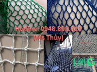 Lưới An Toàn Bảo Hộ Dùng Trong Công Trình Xây Dựng, Lưới Dù Trắng Ô 10X10