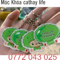 In Móc Khóa Cathay Life Làm Quà Tặng Khách Hàng