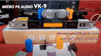Bộ Micro Ps Audio Vk-9 Dành Cho Làm Sự Kiện, Sân Khấu Nhỏ, Karaoke Kinh Doanh