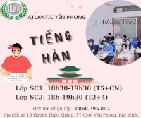 Học Giao Tiếp Tiếng Hàn Cùng Atlantic Yên Phong
