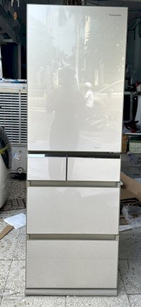 Tủ Lạnh Panasonic Nr-E430Gv 5 Cánh, Dung Tích 426L, Date 2015, Gương Pha Lê Vàng Cát