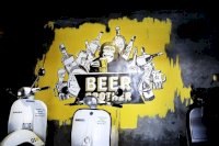 Vẽ Tranh Tường Quán Beer, Tranh Tường Cafe Beer, Beer Club