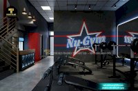 Vẽ Tranh Tường Phòng Tập Gym, Fittness, Thể Hình, Boxing