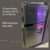 Tủ Lạnh Sharp Inverter Sj-X176E-Sl 150 Lít Đã Qua Sử Dụng