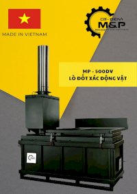 Lò Đốt Tiêu Hủy Xác Gia Súc 500Kg Mp-500Dv