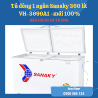 Tủ Đông 1 Ngăn Sanaky 360 Lít Vh-3699A1, Mới 100% Bảo Hành 24 Tháng Chính Hãng.