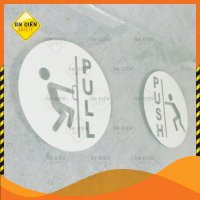 Biển Báo An Điền Safety - Decals Stickers Dán Cửa Kính Push &Amp; Pull