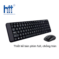 Combo Bàn Phím + Chuột Không Dây Logitech Mk215