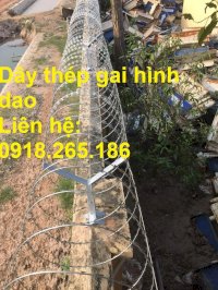 Dây Thép Gai Hình Dao Chống Trộm