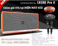 Loa Xách Tay Karaoke Aurec Ch390 Pro Ii, Giảm Giá Thật 6% Tại Điện Máy Hải