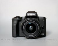 Canon Eos M50 Mark Ii + Lens Kit 15-45Mm F/3.5-6.3 Is Stm (Fullbox, Likenew)