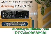 Amply Bluetooth 5.0 Arirang Pa-909 Plus Thiết Kế Mới Thêm Cổng Optical
