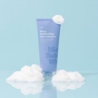 Sữa Rửa Mặt Cấp Ẩm, Làm Dịu Da Chiết Xuất Chùm Ngây Micro Bubble Whip Aqua Cleanser