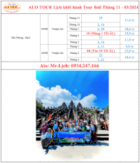 Tour Du Lịch Hải Phòng - Bali 2024