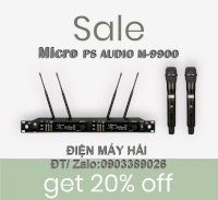 Bộ Micro Không Dây Ps Audio M-9900 Giảm Giá 20% Tại Điện Máy Hải
