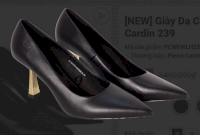 [New] Giày Da Cao Gót - Pierre Cardin 239