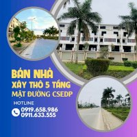 Bán Nhà Thô 5 Tầng Mặt Đường Đại Lộ Csedp Ngay Ngã Tư Viện Nhi - Thanh Hóa