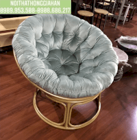 Ghế Papasan Khung Sắt Đệm Xinh Cực Đẹp Hồng Gia Hân G317